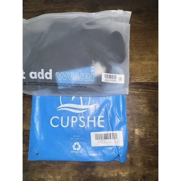 CUPSHE Black Quilted High-Waist Bikini - Picture 4 of 5